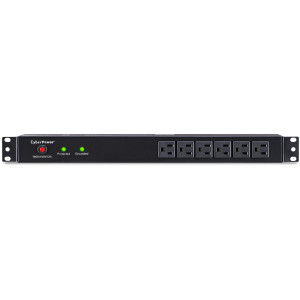 CyberPower RKBS15S6F12R Rackmount surge protector, 15-Amp, 3600 Joules, 18 NEMA 5-15R outlets CyberPower RKBS15S6F12R Rackmount surge protector, 15-Amp, 3600 Joules, 18 NEMA 5-15R outlets